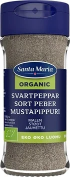 Organic Svartpeppar Malen
