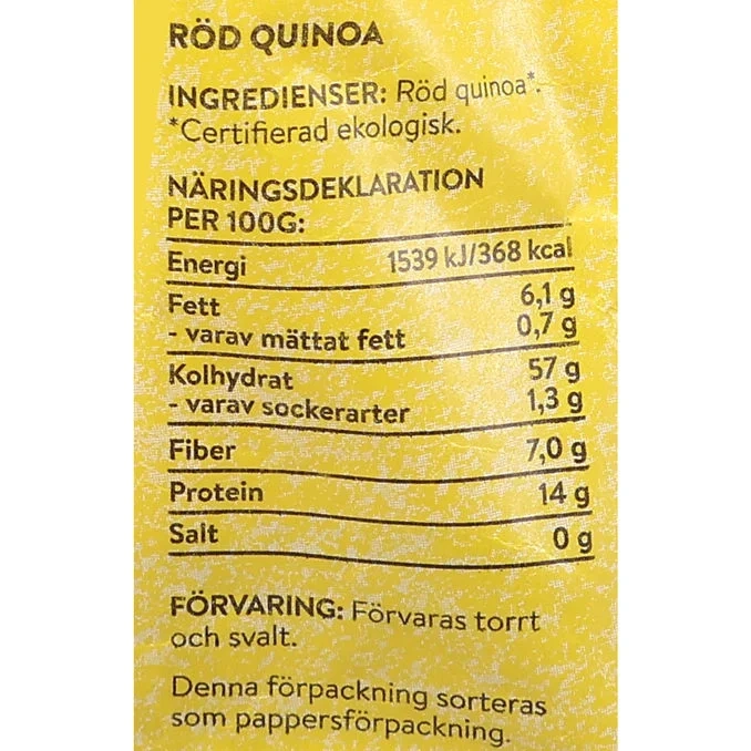 Röd Quinoa Eko