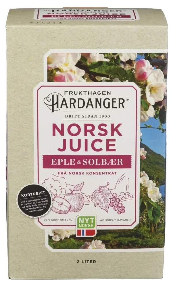 Eple- & solbærjuice BiB
