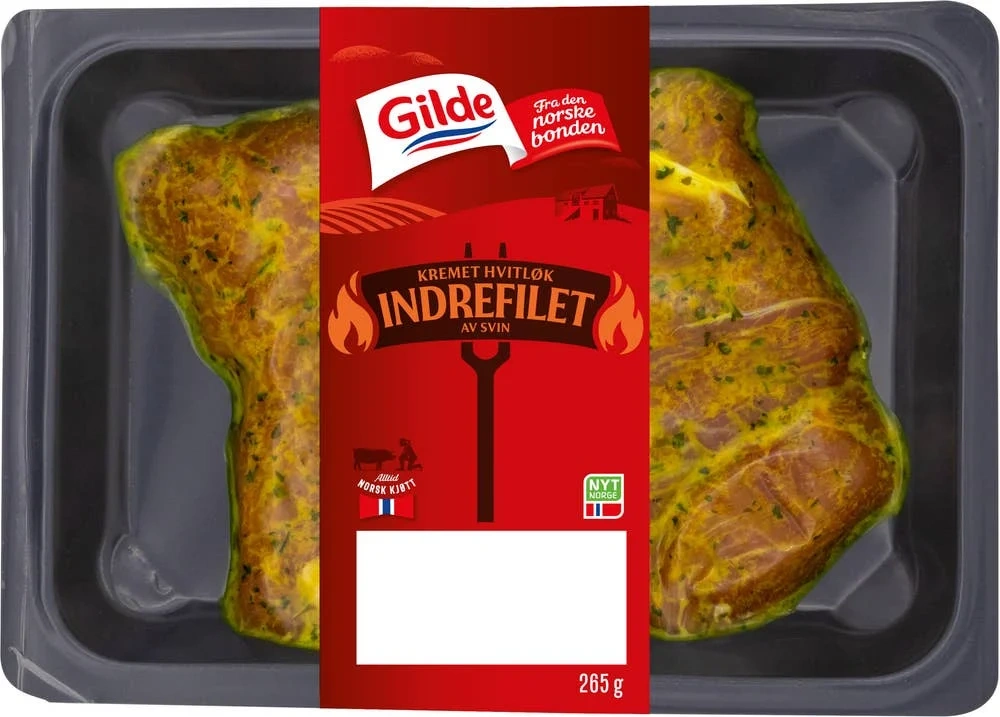 Svin indrefilet Kremet hvitløk