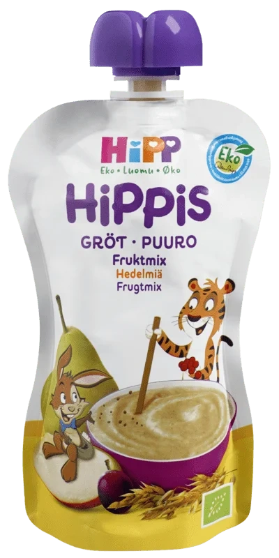 Hipp Hippis Grøt Fruktmix 6m 100g