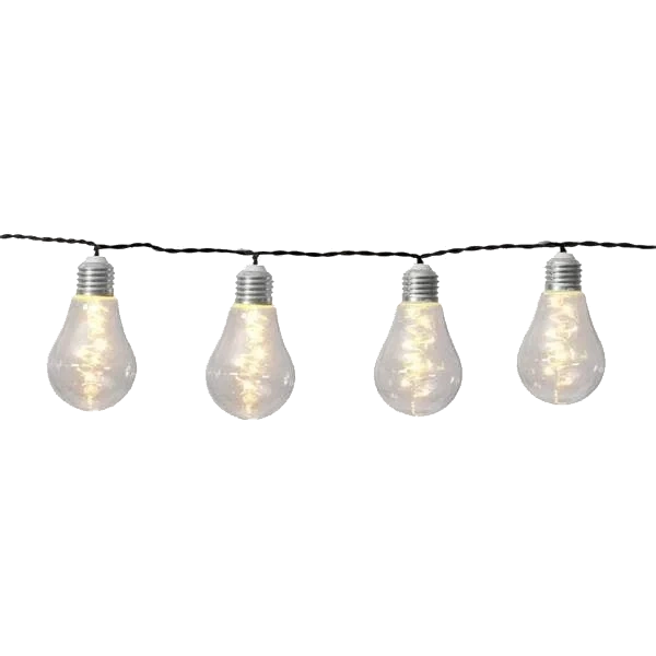 Solcellsslinga Glow Transparent
