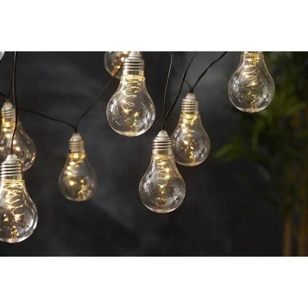 Solcellsslinga Glow Transparent