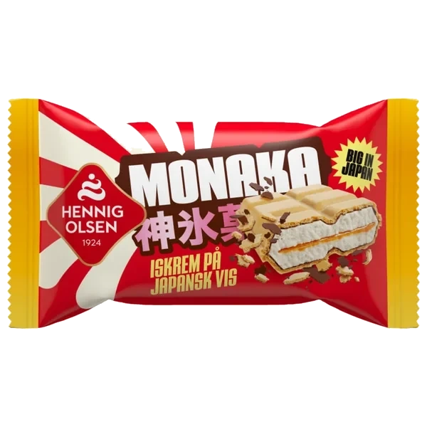 Monaka M/kjeks 40 X 135ml Hennig-olsen