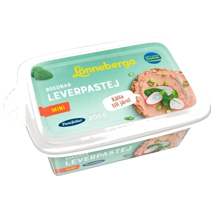 Leverpastej Mini Bredbar 200g Pastejköket