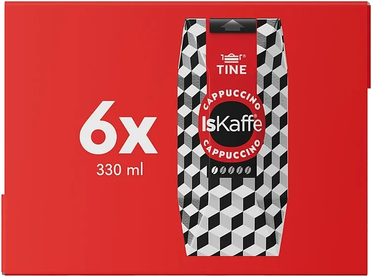 Iskaffe Cappuchino 6x330ml Tine