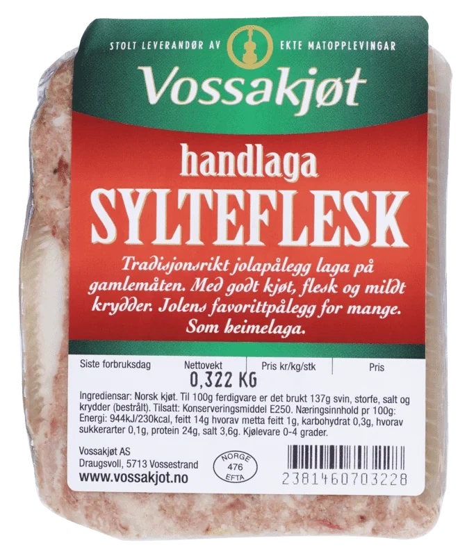 Vossakjøt Sylteflesk ca 400g