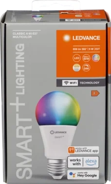 Smart+ Led Lyspære Wifi Cla Rgbw 60w E27