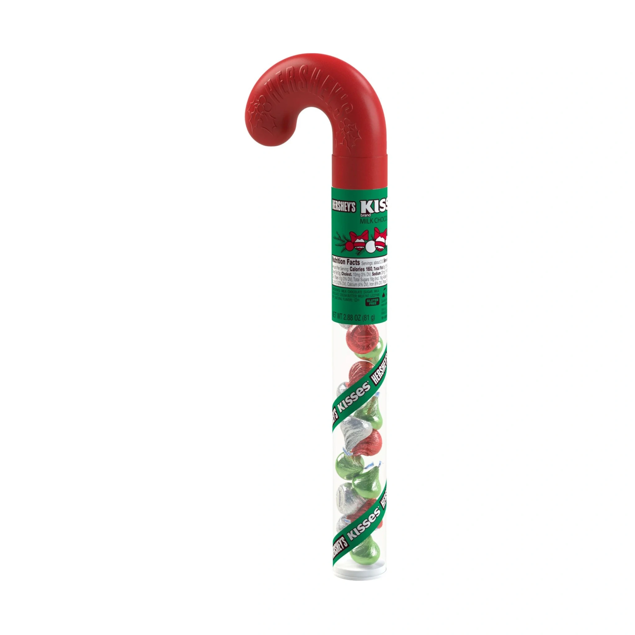 Hershey's Kisses Milk Chocolate Christmas Cane 63 g