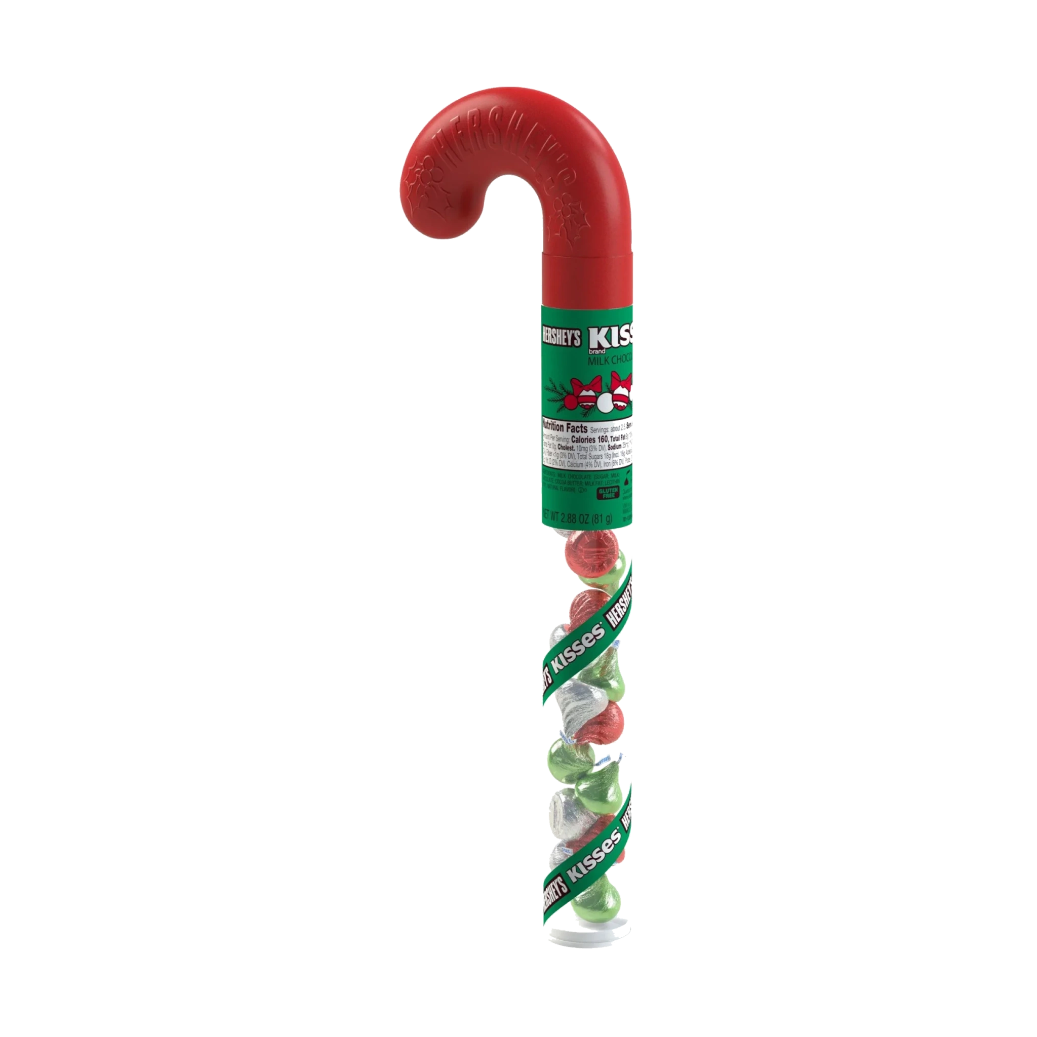 Hershey's Kisses Milk Chocolate Christmas Cane 63 g