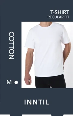 Men's T-shirt, 1-pack, White, M