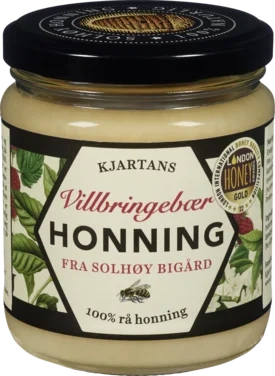 Bringebærhonning 350g Kjartan Dahl
