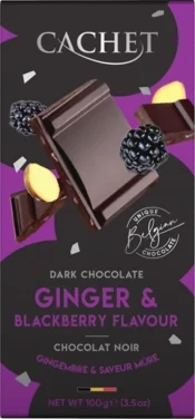Cachet Dark Chocolate Blackberry & Ginger 100g