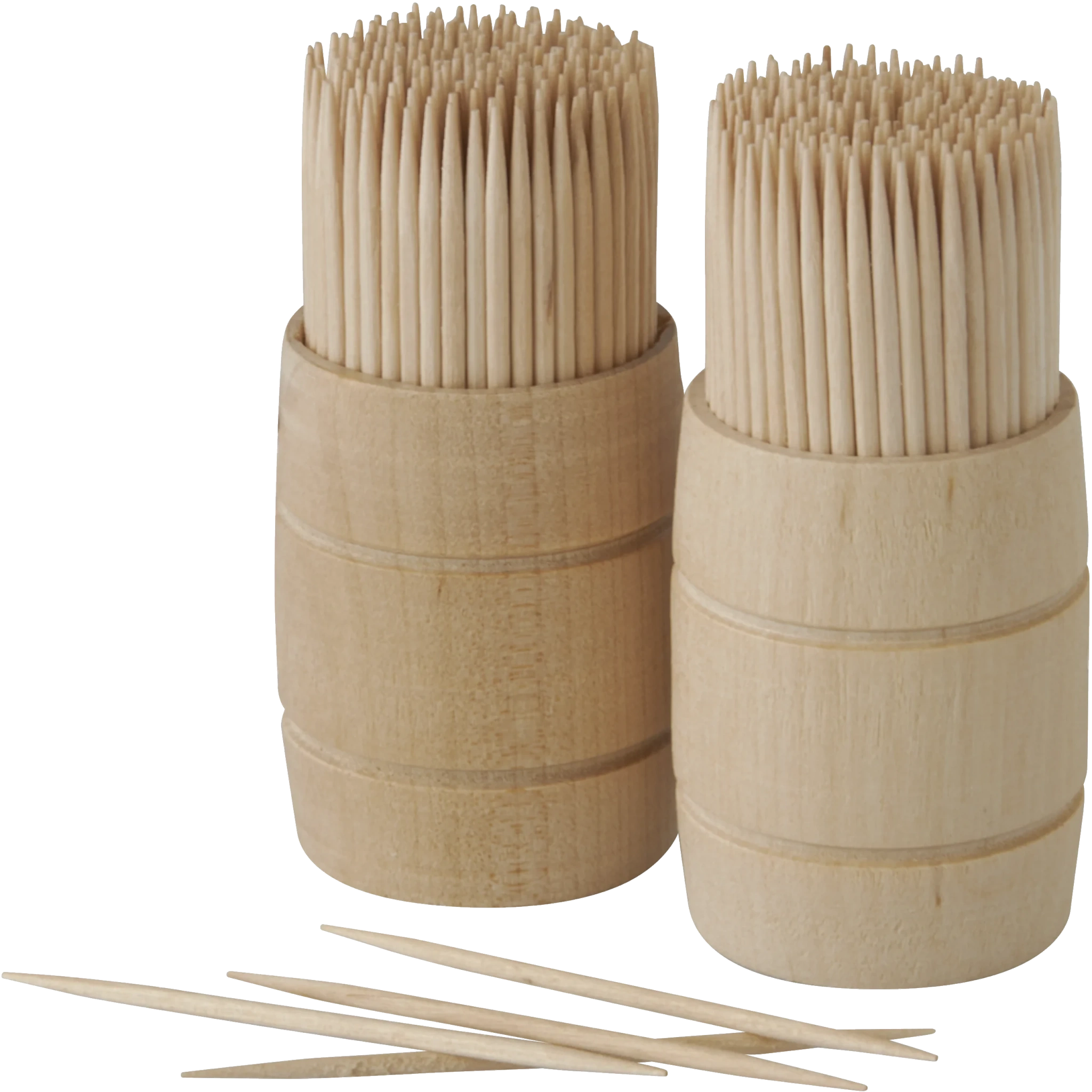 Tandpetare Trätunna 2-pack