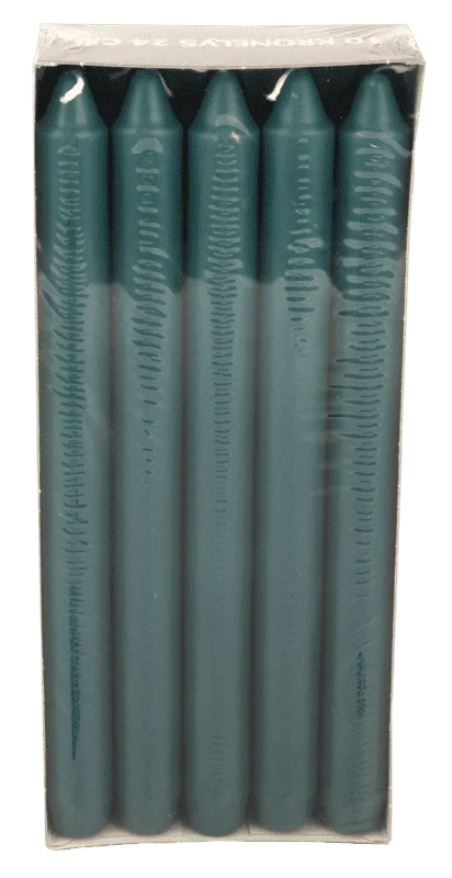 Moda Kronelys Turkis 24cm 10stk