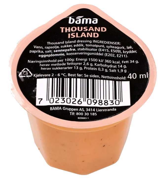 Dressing Thousand Island 40 g Bama