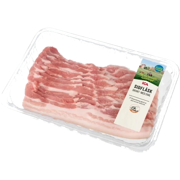 Sidfläsk skivat ca 400g ICA