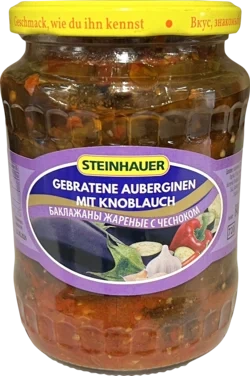 Auberginer med Hvitløk 640g Steinhauer