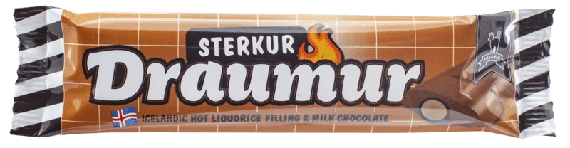 Sterkar Draumur Lakris & Melkesjokolade 45g