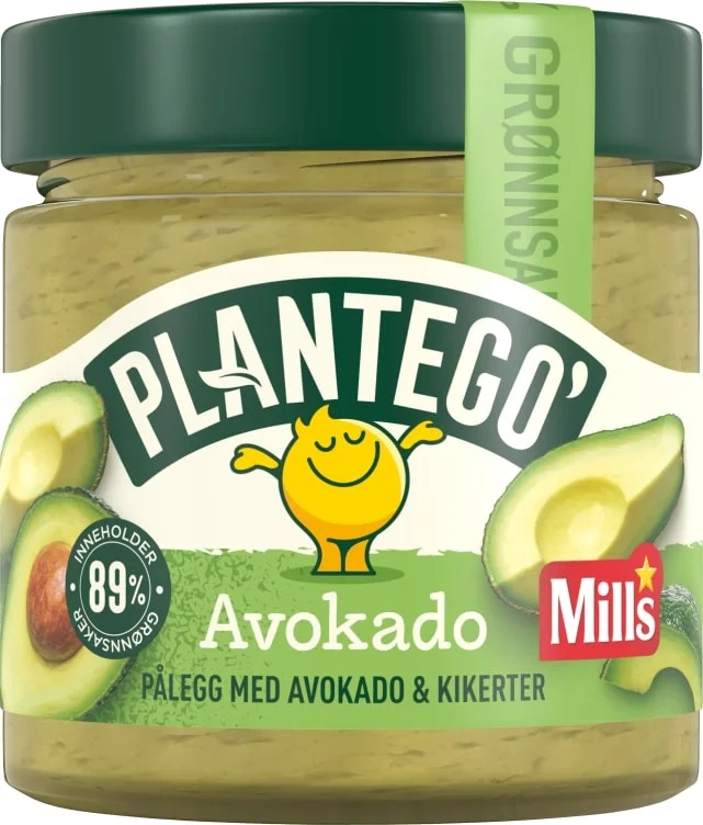 Plantego' Grønnsakspålegg Avokado og Kikerter 165g