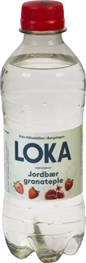 Loka 330 ml jordbær & granateple