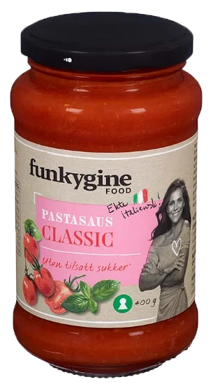 Funkygine Pastasaus Classic 400g