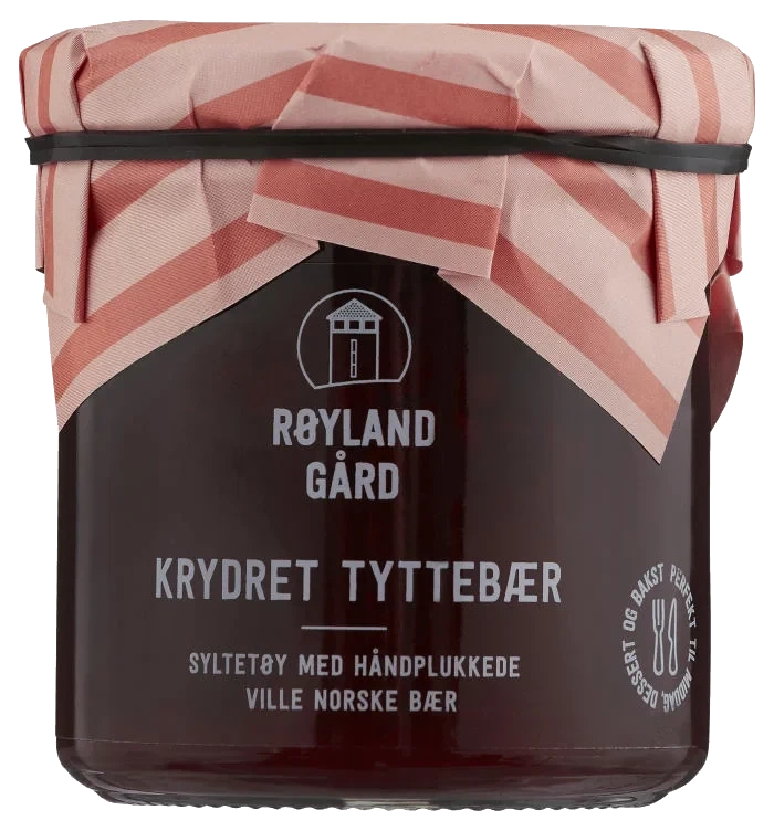 Tyttebærsyltetøy Krydret 160g Røyland
