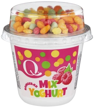 Q Mix Bringebær Beg 135g
