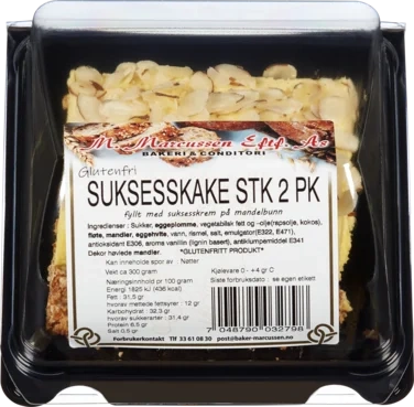 Suksesskake-stk 2pk Baker Marcussens