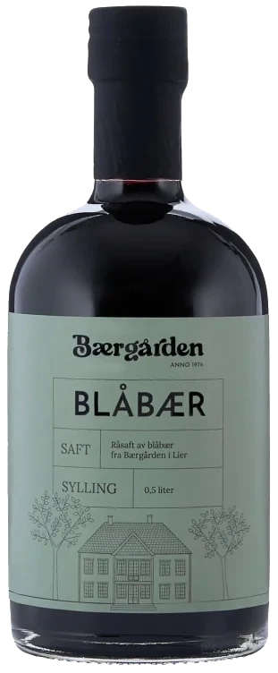 Blåbærsaft 0,5l Fl Bærgården