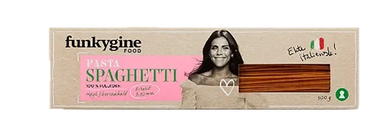 Funkygine Fullkorn Spaghetti 500g