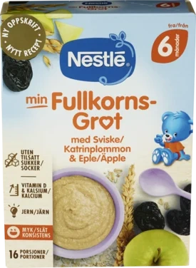 Min Fullkornsgrøt Sviske 410g