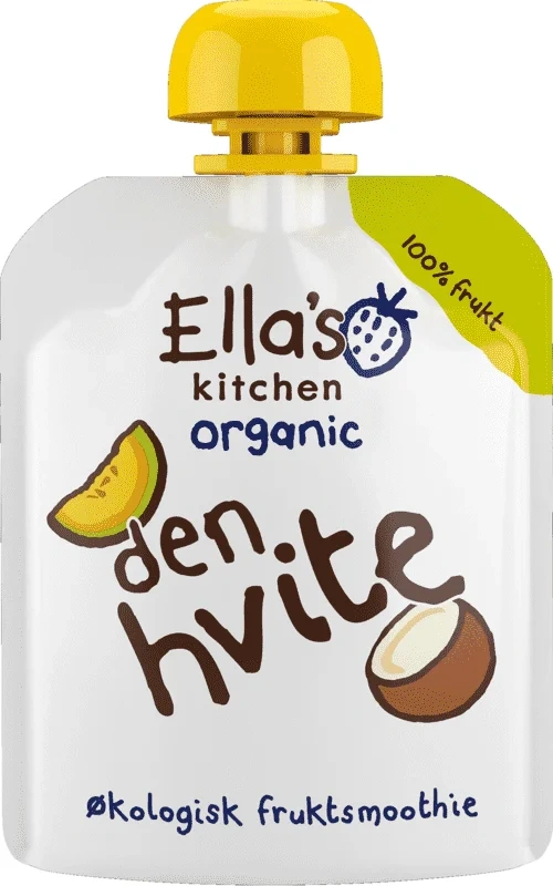 Ella's Kitchen Fruktsmoothie den Hvite 6 måneder