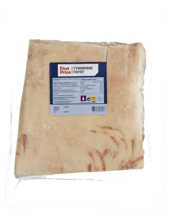 Svin Tynnribbe Ca3,6kg First Price