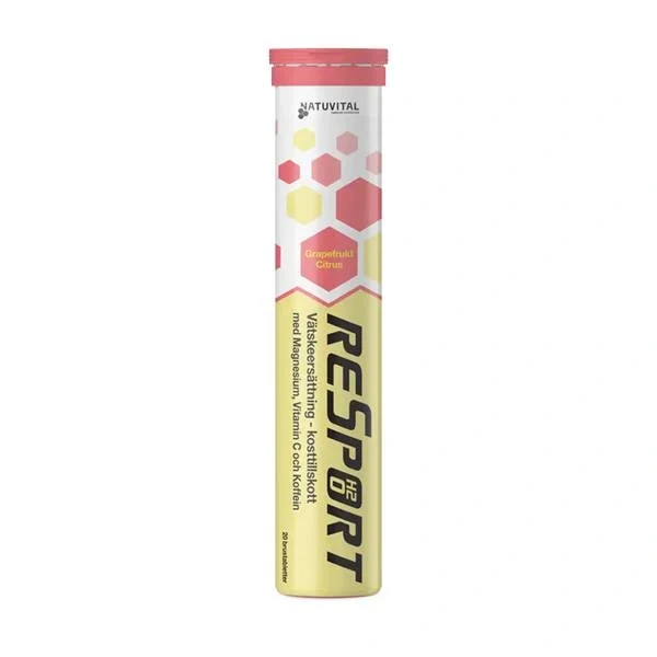Resport 20 Brusetabletter - Grapefrukt og Sitrus