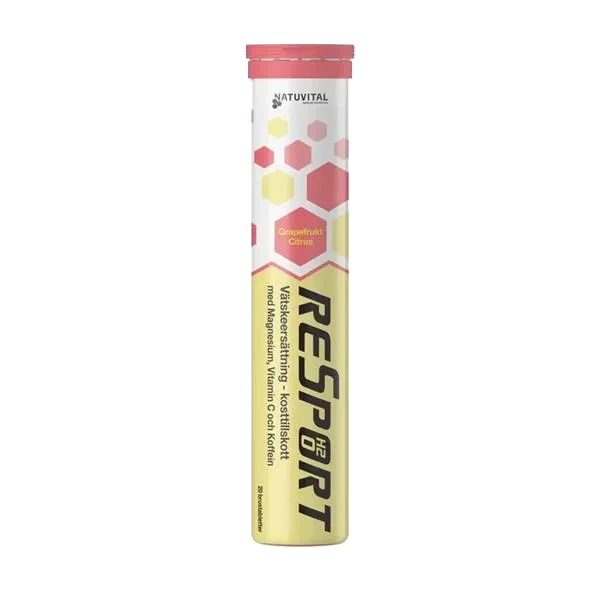 Resport 20 Brusetabletter - Grapefrukt og Sitrus