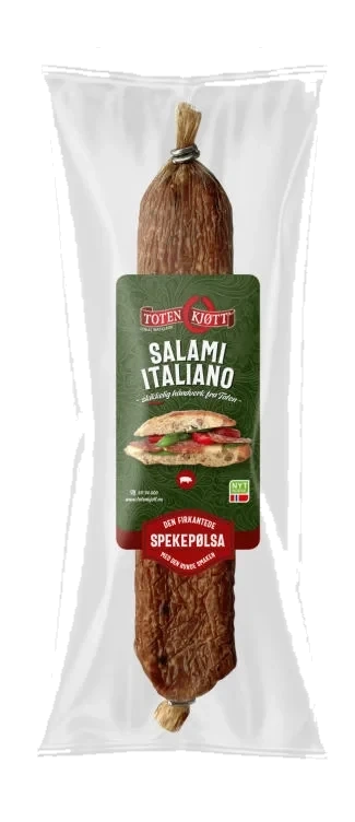 Salami Italiano Snabb Toten Kjøtt