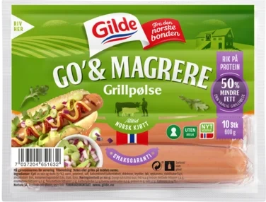 Go & Magrere Grillpølse 600g Enh