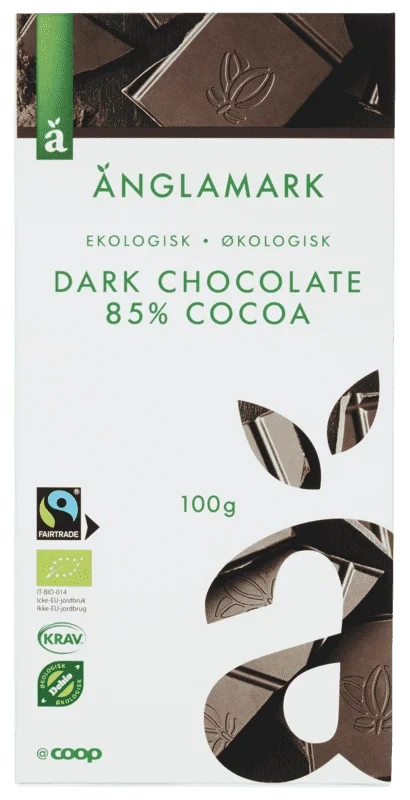 Änglamark Mørk Sjokolade 85% 100g