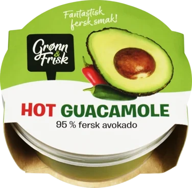 Guacamole Hot 150g Grønn&Frisk