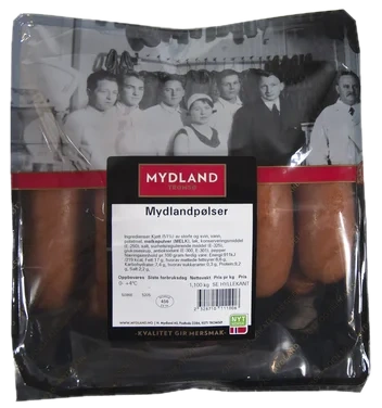 Kjøttpølser 1,1 kg Stk, Fryst