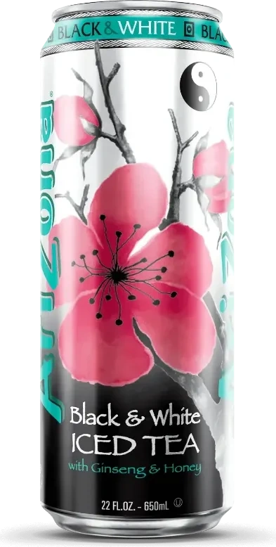 Arizona Black & White Iced Tea 680ml