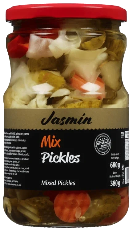 Pickles Mix 720g Jasmin