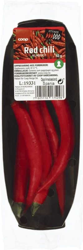 Rød Chili 50g