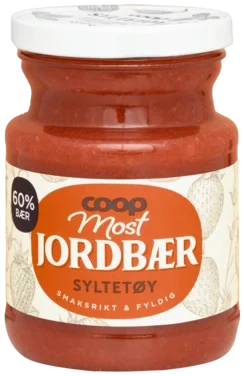 Coop Jordbærsyltetøy Most 60% 370g