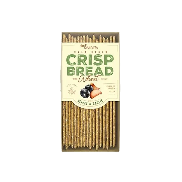 Crisp Bread - Oliven og Hvitløk