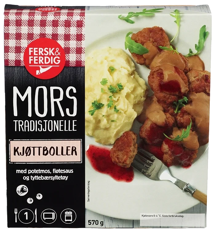 Kjøttboller 570g Fersk&Ferdig