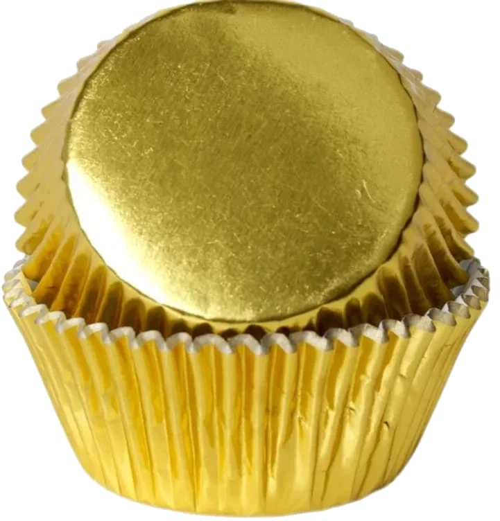Muffinsformer Standard Gull 45stk Cacas