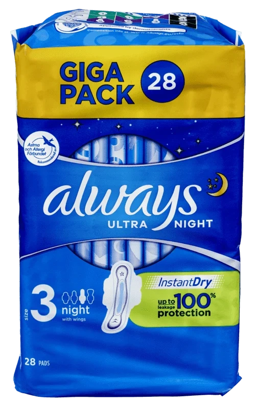 Always Bind Ultra Night 28stk