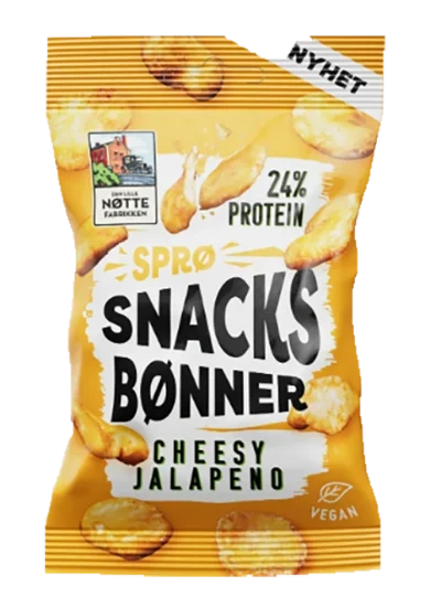 Snacksbønner Cheezy Jalapeno 15g